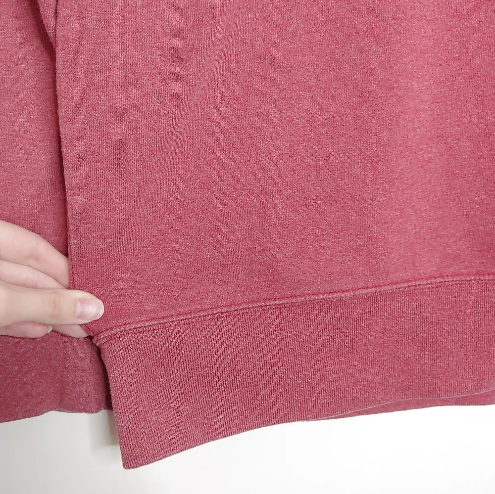 The North Face Men's Light Red Pullover Faded Crew Neck Sweatshirt Size Small